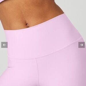 ALO high waist airlift leggings in sugarplum pink